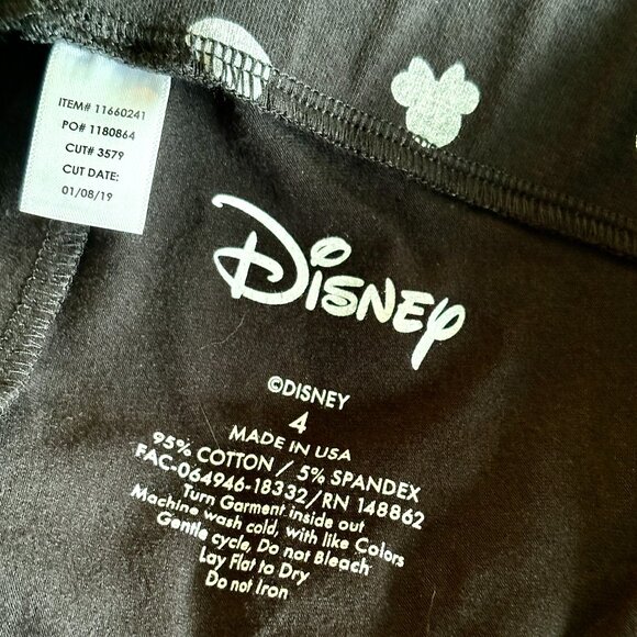 Disney Torrid Minnie Mouse Heart Leggings NWOT Size 4 - Picture 6 of 6